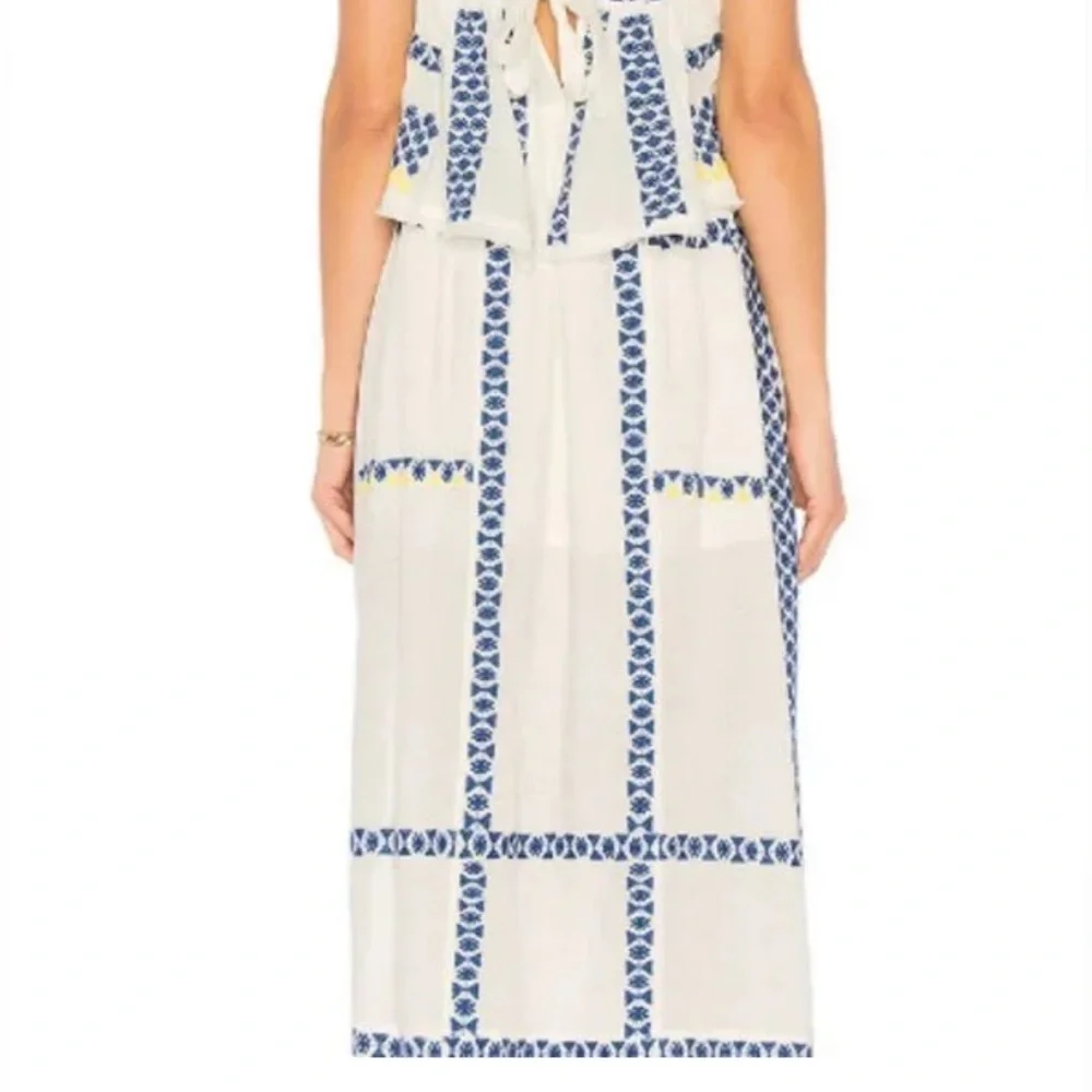 Free People Wild Romance Embroidered Dress in Ivory. Women’s Medium - Picture 5 of 15